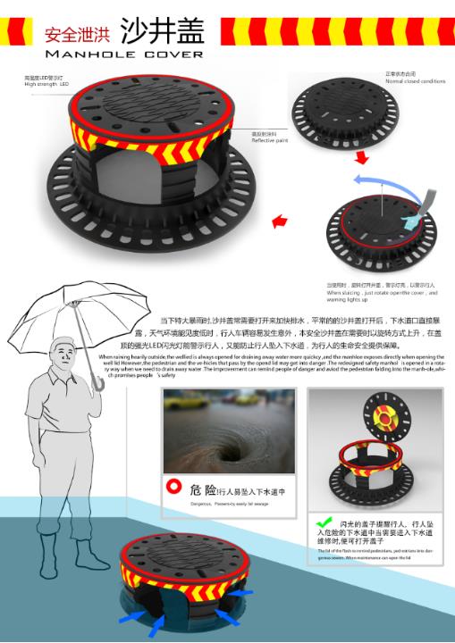 IF獲獎(jiǎng)作品-安全泄洪沙井蓋