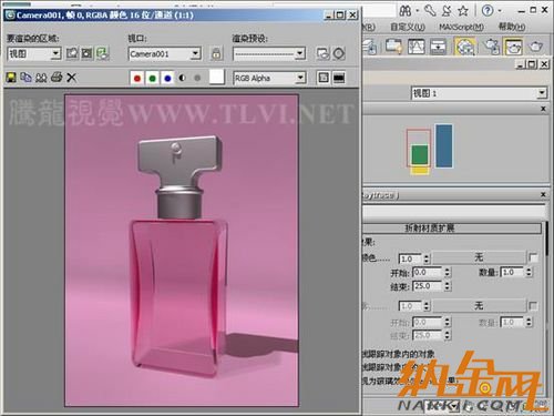 3DMax 3dsmax玻璃材質(zhì)制作教程 圖14