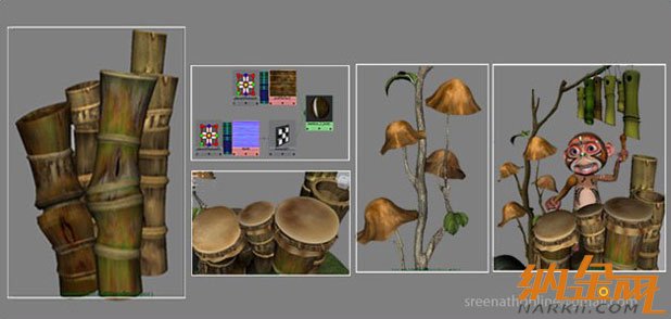 《敲竹鼓的野猴子》Maya作品制作流程 - 3D動(dòng)畫教程 - 80_c70bc1e3.jpg