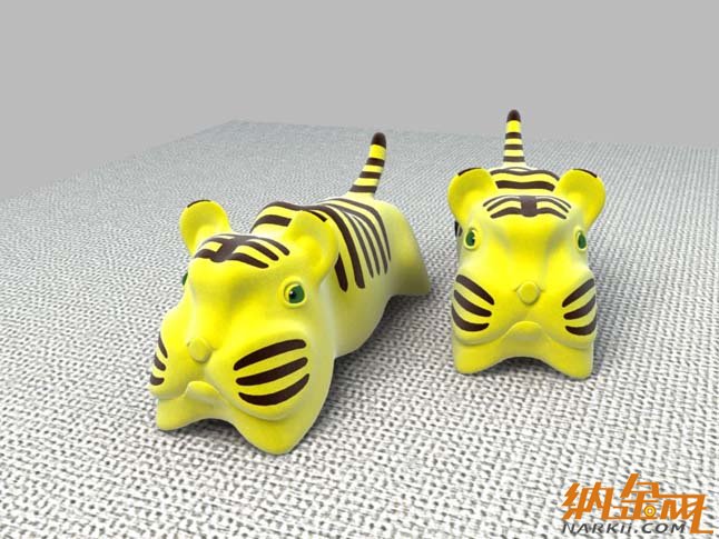 3dmax制作3D布老虎 圖1