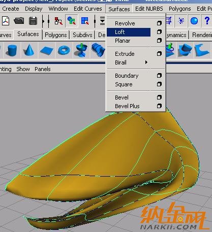 maya建模教程:Maya企鵝nurbs無縫建模