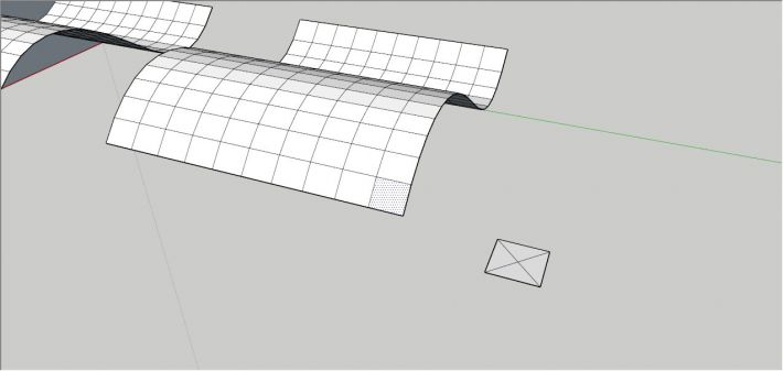 sketchup建模教程:曲面桁架建模教程