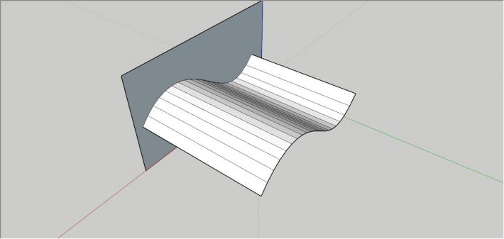 sketchup建模教程:曲面桁架建模方法