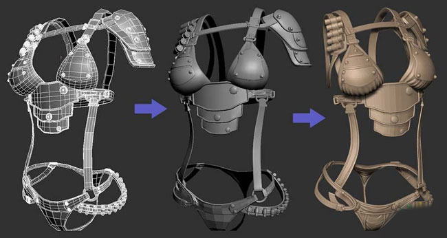 zbrush雕刻牛仔女孩教程 納金網(wǎng)
