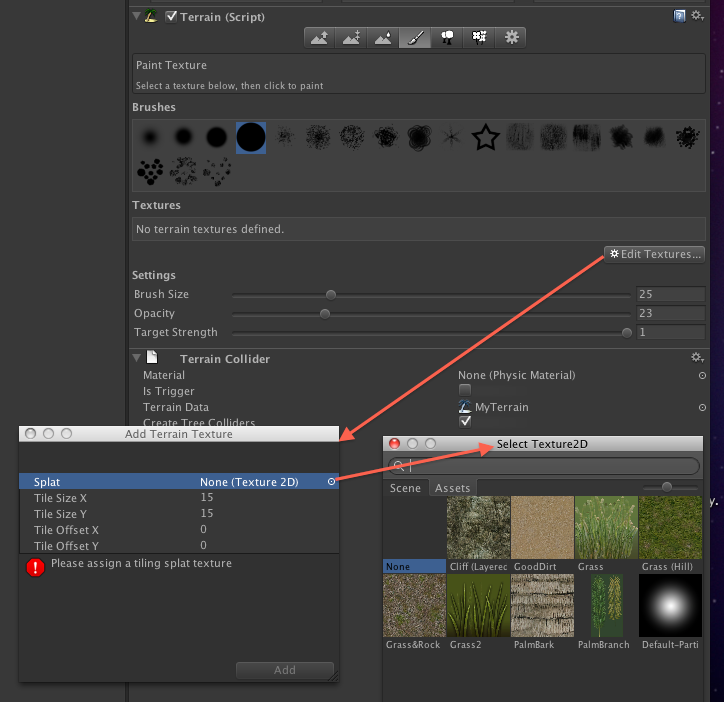 unity3D構(gòu)建游戲世界基本地形