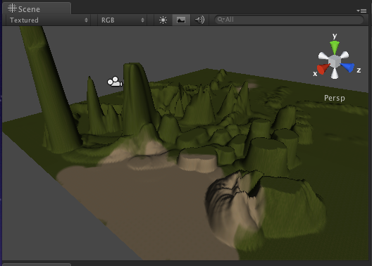 unity3D構(gòu)建游戲世界基本地形